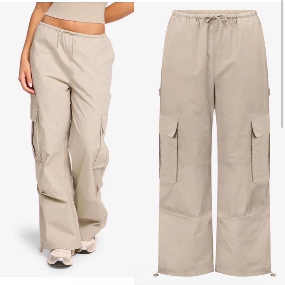 CSB Crop Shop Boutique Cargo Pants in Fawn